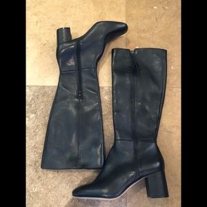 Enzo Angiolini black leather boot NWOB sz 8